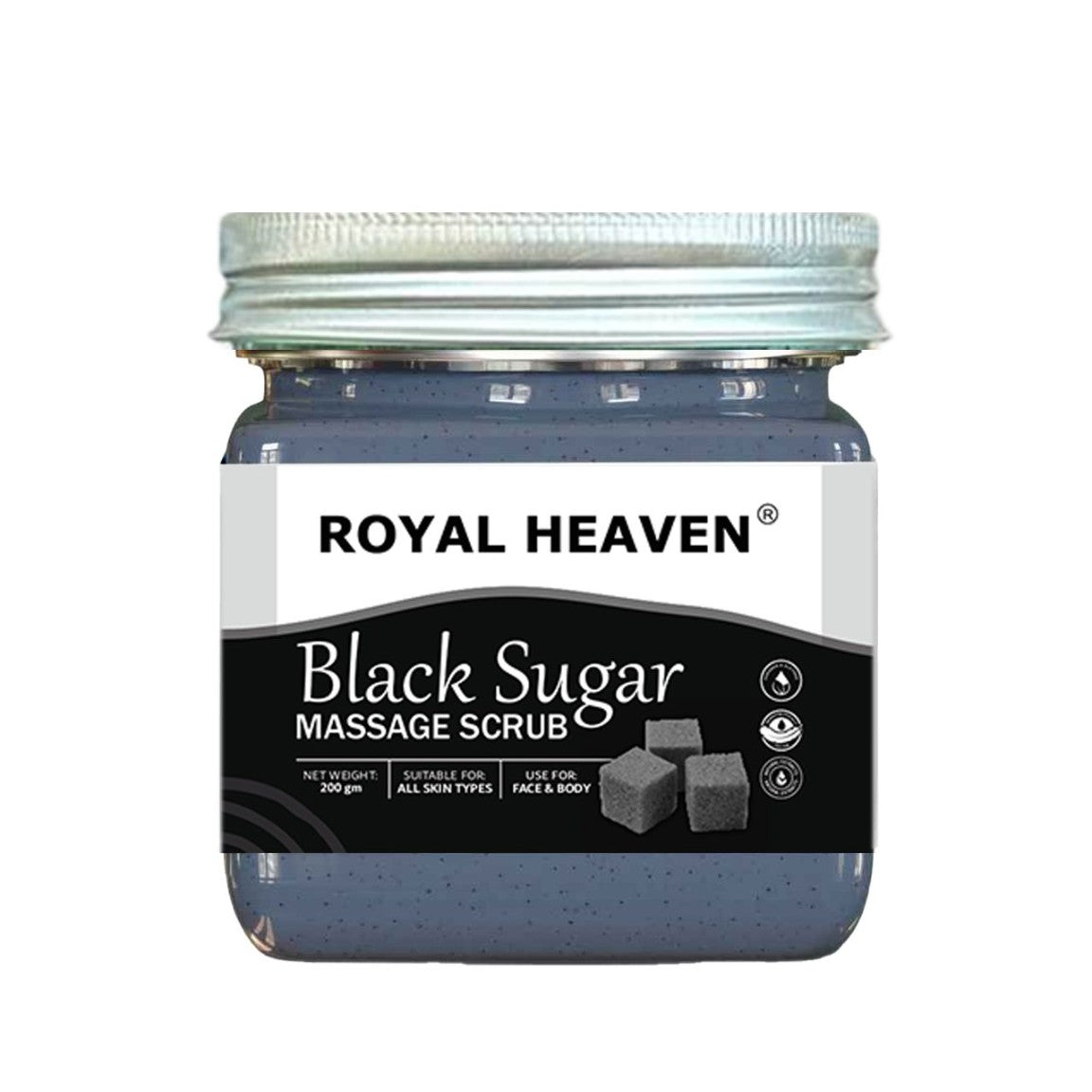 Royal Heaven Black Sugar Massage Scrub