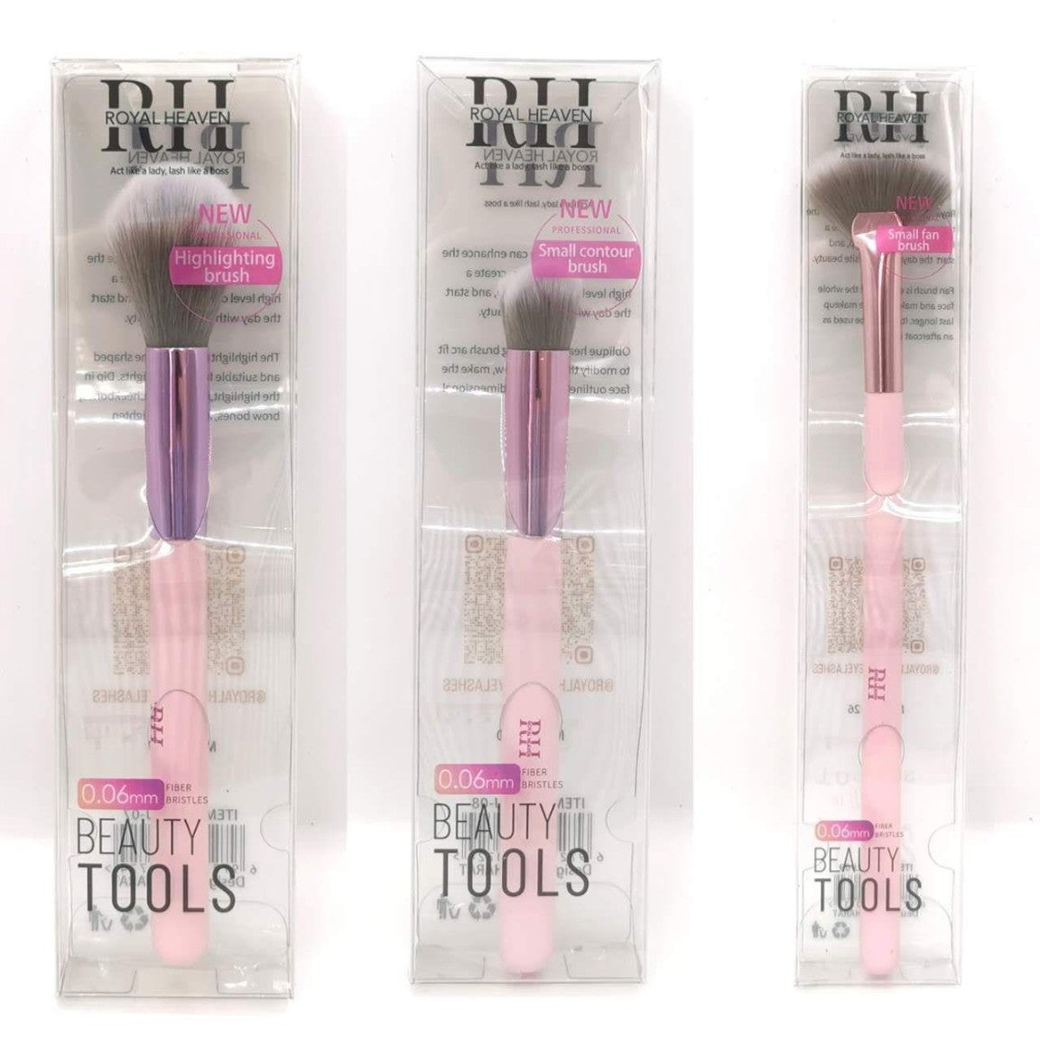 Royal Heaven Small Fan Brush Soft Bristles