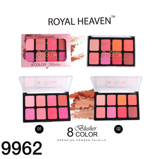Royal Heaven 8 colour Blusher Palette